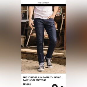 Hiroshi Kato slim jeans